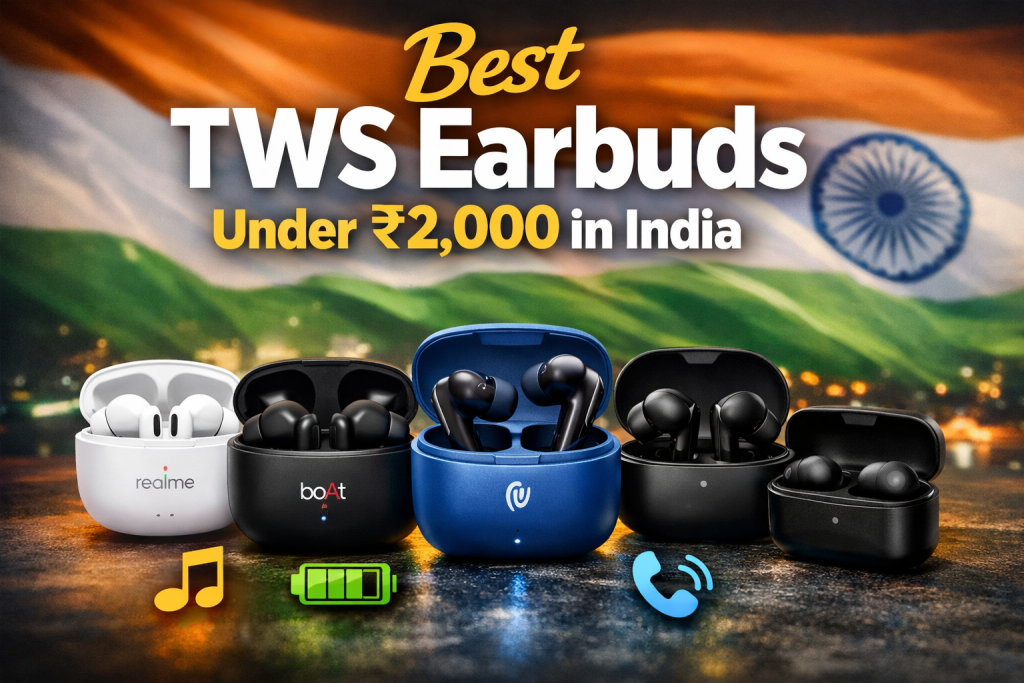 Best TWS Earbuds Under ₹2,000 in India