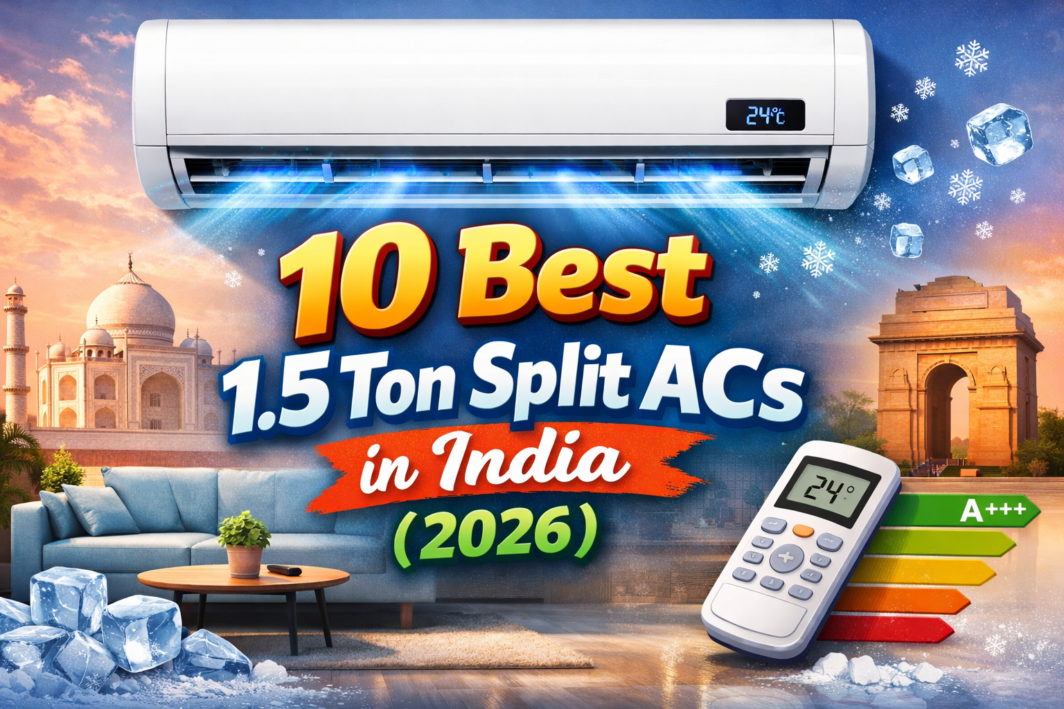 10 Best 1.5 Ton Split ACs in India (2026)